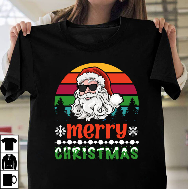 Christmas T-shirt Design Bun dle ,Chriostmas Vector T-shirt Design Bundle, Christmas T-shirt Design