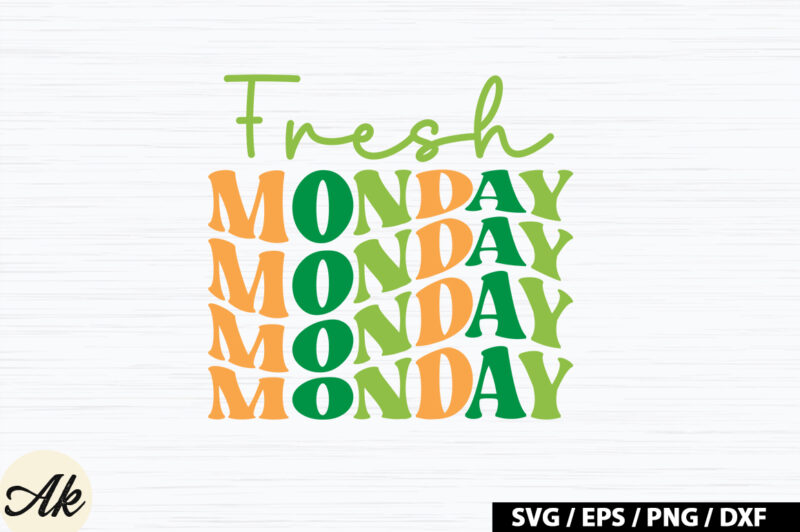 Retro Green Monday SVG Bundle