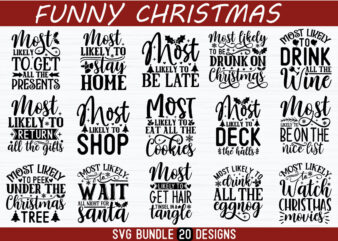 Funny Christmas SVG Bundle