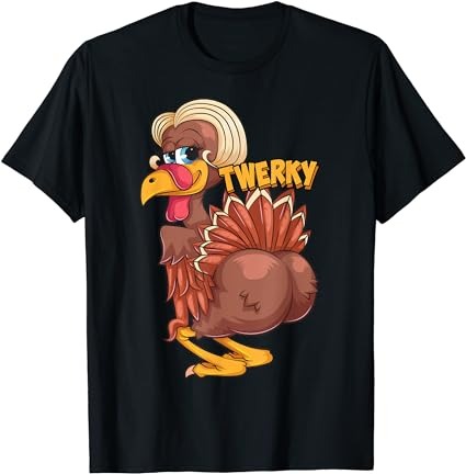 Funny twerky dance cute love twerk dancing thanksgiving gift t-shirt