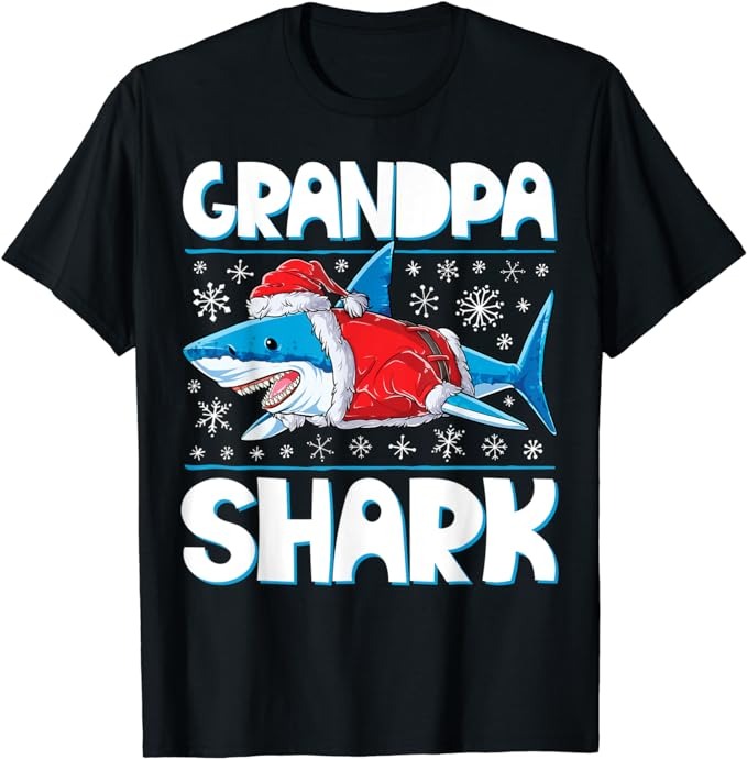 15 Christmas Shark Shirt Designs Bundle For Commercial Use Part 2, Christmas Shark T-shirt, Christmas Shark png file, Christmas Shark digita