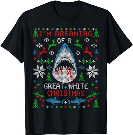 15 Christmas Shark Shirt Designs Bundle For Commercial Use Part 2, Christmas Shark T-shirt, Christmas Shark png file, Christmas Shark digita