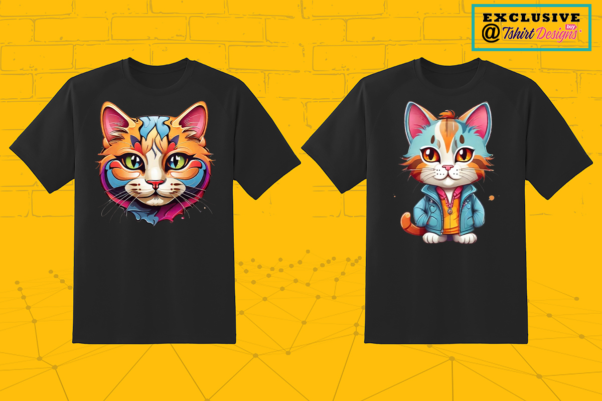 Groovy Cat Inspired Tees Designs