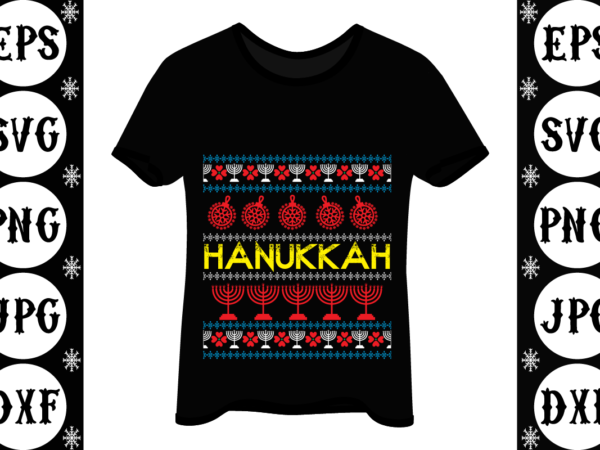 Hanukkah graphic t shirt