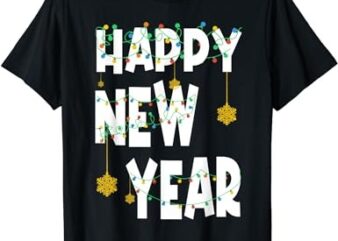 Happy New Year 2024 New Years Eve Party Countdown Fireworks T-Shirt