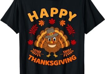 Happy Thanksgiving Funny Turkey Family Men Women Graphic T-Shirt