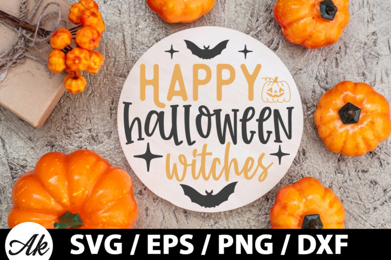 Halloween Round Sign SVG Bundle