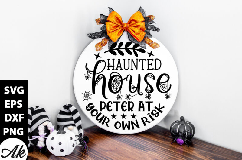 Halloween Round Sign SVG Bundle