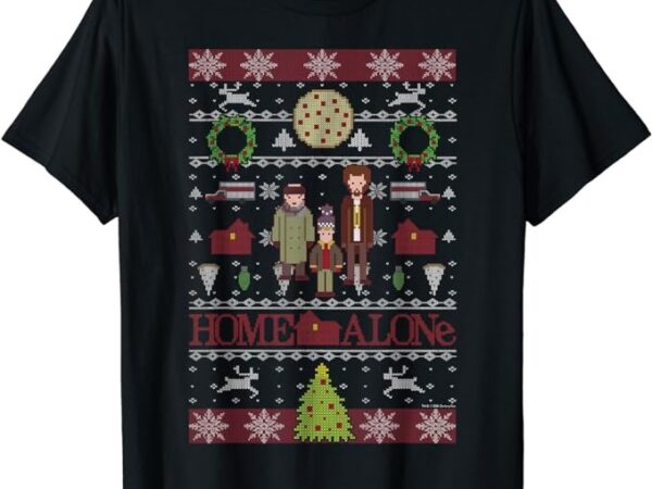 Home alone christmas the wet bandits ugly sweater t-shirt