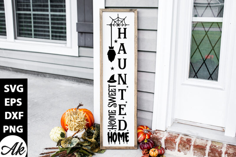 Halloween Porch Sign SVG Bundle