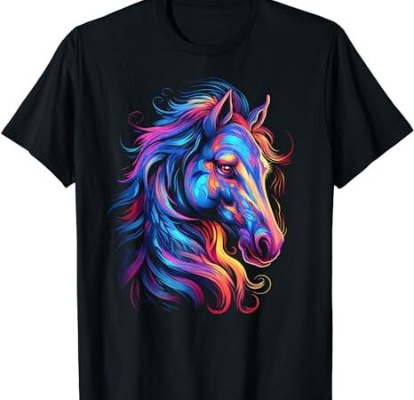 Horse shirt for women teen girls beautiful horse graphic t-shirt