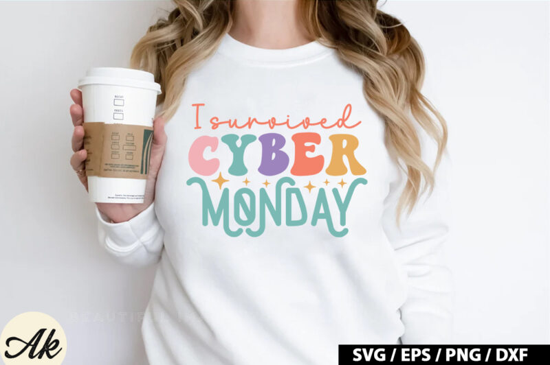 Retro Cyber Monday SVG Bundle