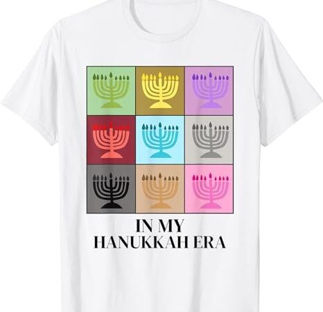 In my hanukkah era ugly jewish xmas funny christmas hanukkah t-shirt