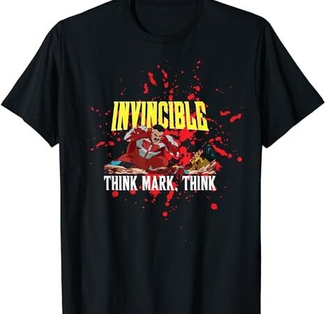 Invincible animated – think mark think t-shirt