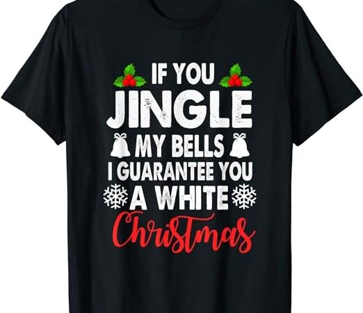 Jingle my bells inappropriate christmas gag for adults t-shirt