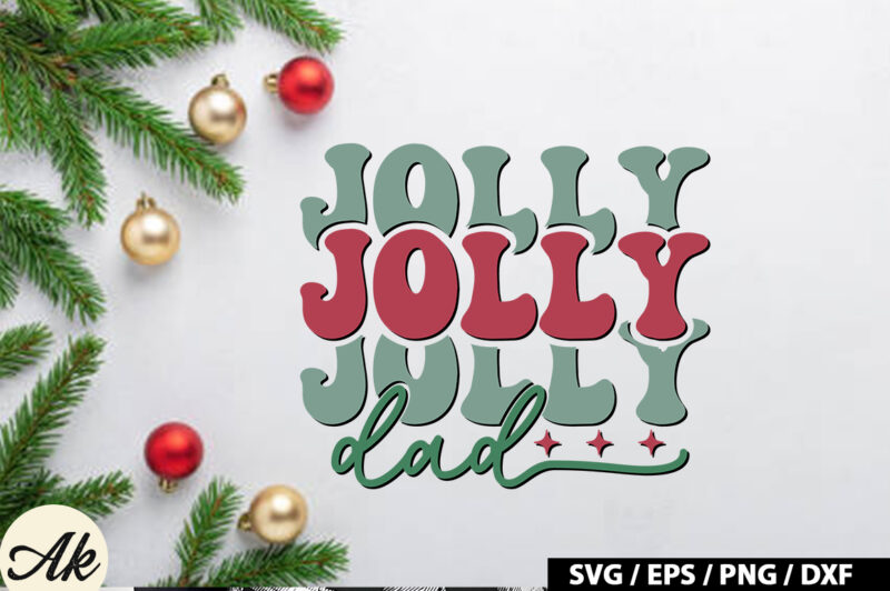 Jolly dad Retro SVG