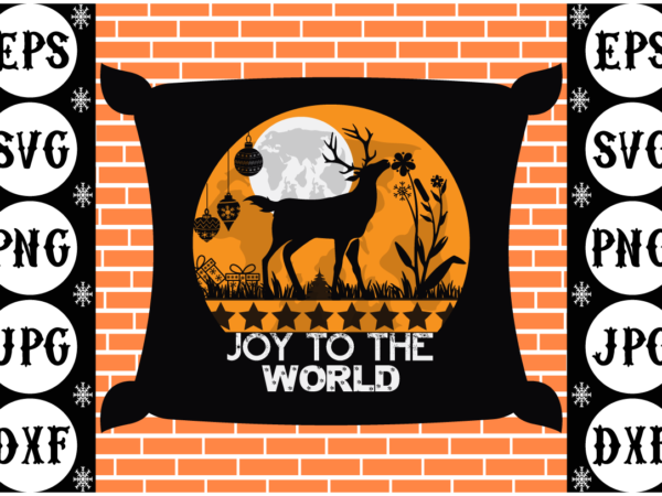 Joy to the world vector clipart