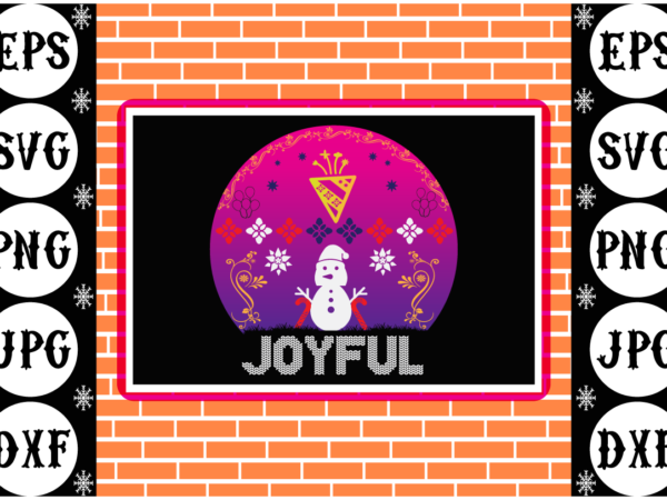 Joyful vector clipart