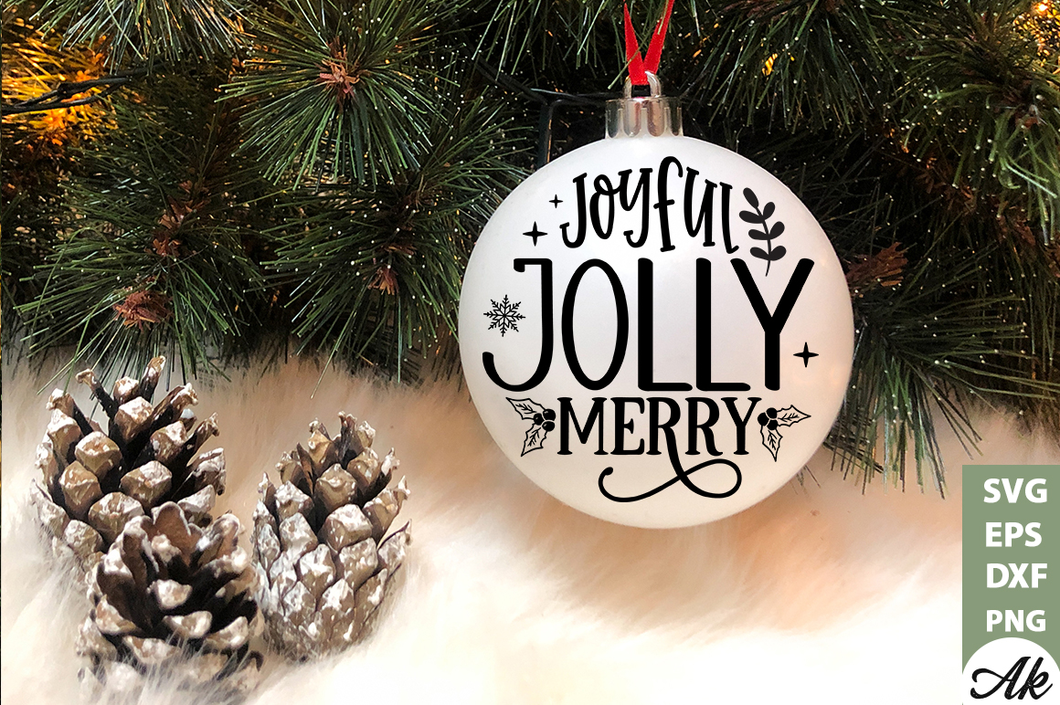 Joyful jolly merry Round Snig SVG Buy tshirt designs