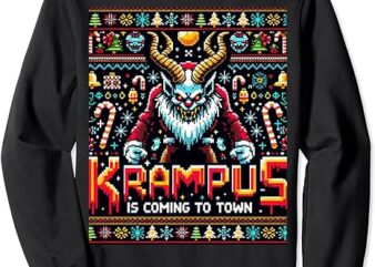 Krampus Funny Ugly Christmas Sweater Gamer Sweatshirt