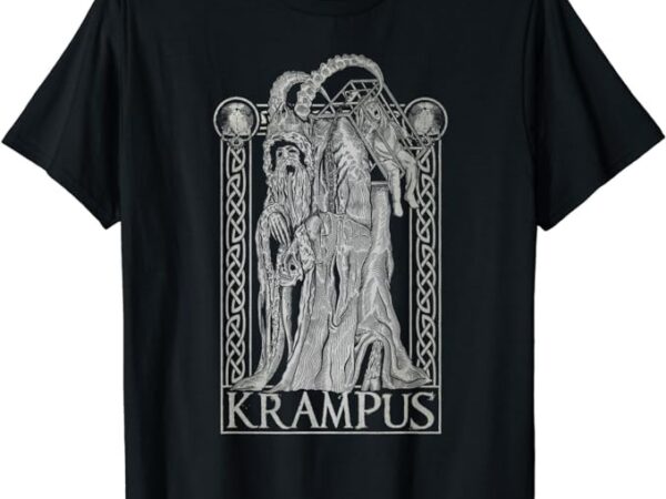 Krampus – gruss von krampus dark gothic christmas t-shirt