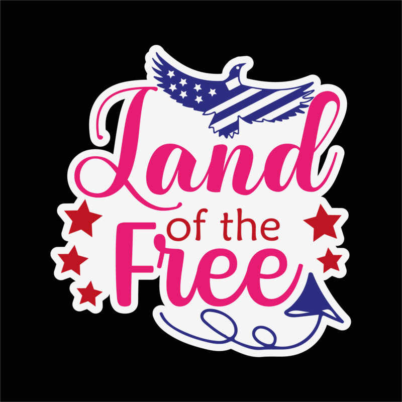 Land of the free sticker 1