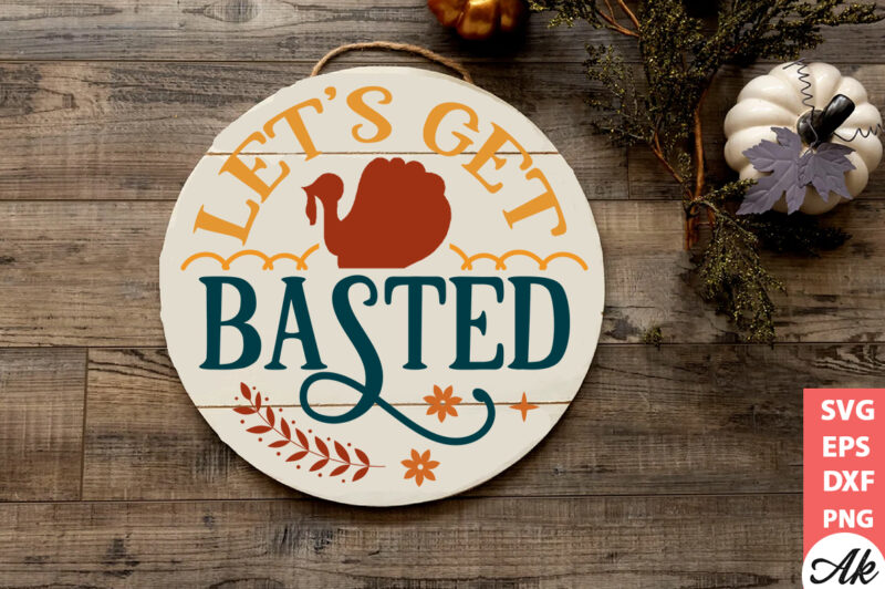 Thanksgiving Round Sign SVG Bundle