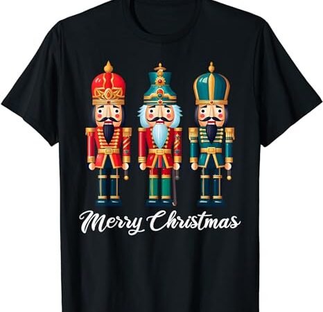 Merry christmas nutcracker ballet festive xmas men women t-shirt 1