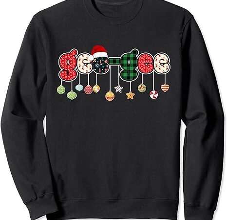 Merry mama, gee-gee claus christmas funny santa hat xmas sweatshirt