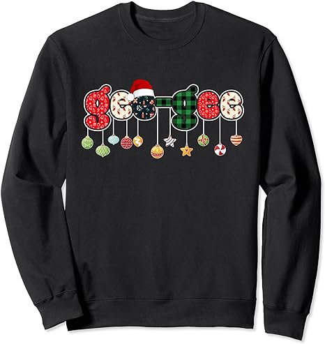 Christmas Sweatshirt Merry Mama Xmas Christmas Crewneck Pullover