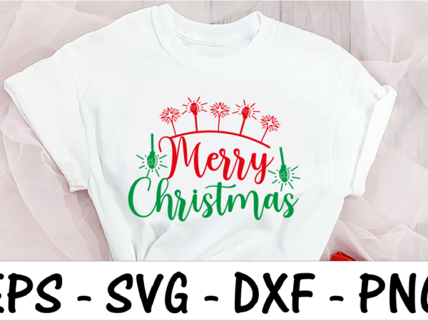 Merry christmas 1 t shirt designs for sale