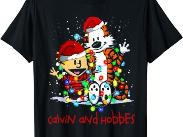 Merry christmas calvins and arts comics hobbes gift for fans t-shirt