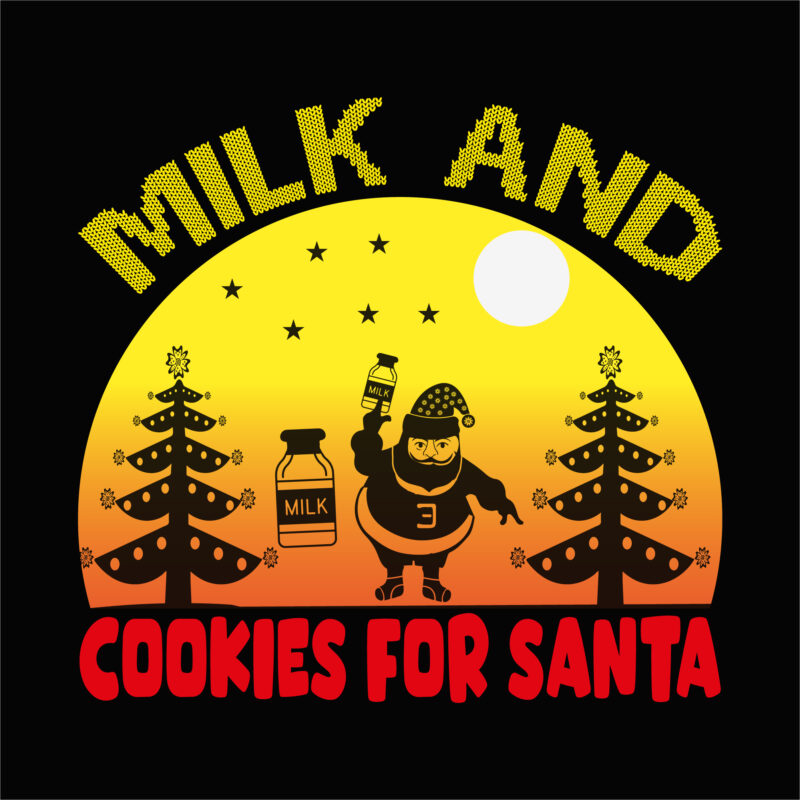 Milk and cookies for Santa