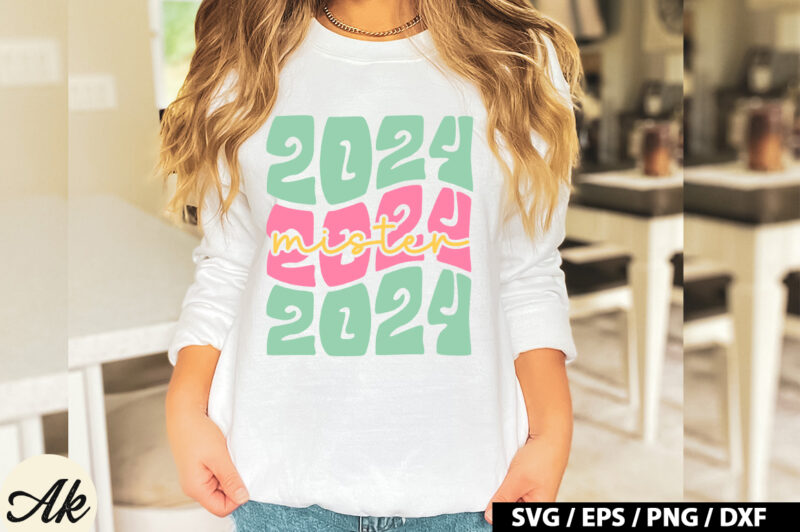 Mister 2024 Retro SVG