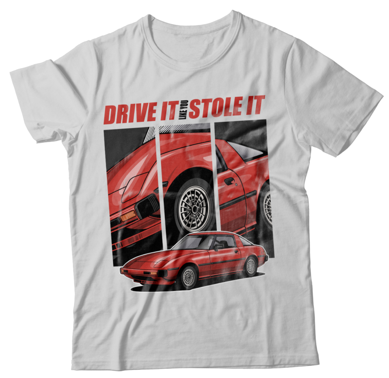 Sport Car Streetwear Designs Bundle 2 | Streetwear Designs | JDM Designs | Graphics Shirt | Sport Car Sublimation | DTF | DTG