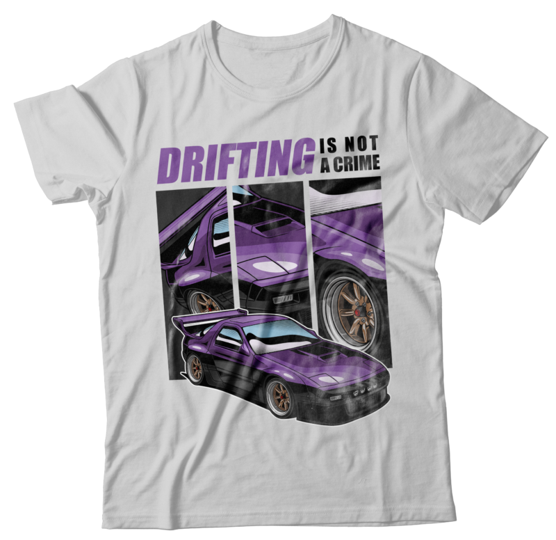 Sport Car Streetwear Designs Bundle 2 | Streetwear Designs | JDM Designs | Graphics Shirt | Sport Car Sublimation | DTF | DTG