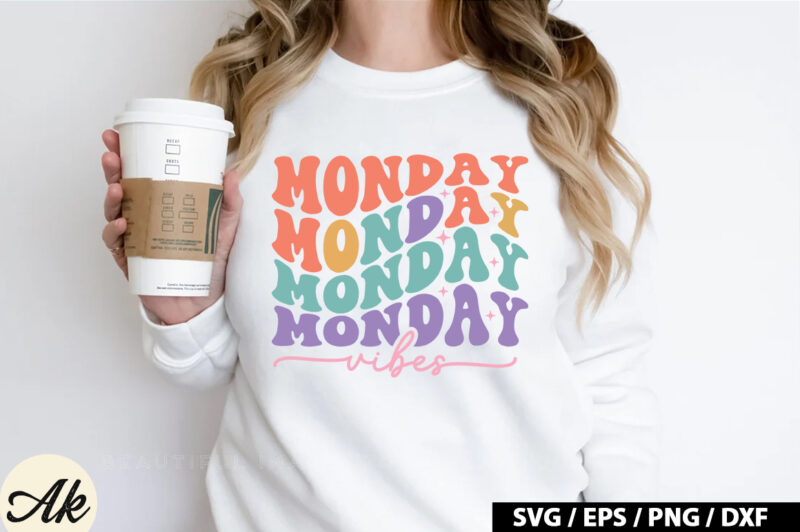 Monday vibes Retro SVG