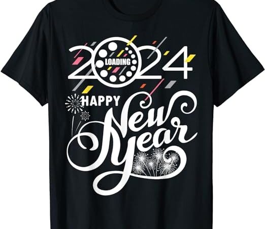 New years eve party supplies 2024 happy new year fireworks t-shirt