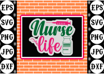 Nurse life sticker 1