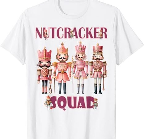 Nutcracker squad holiday christmas boy girls women funny t-shirt