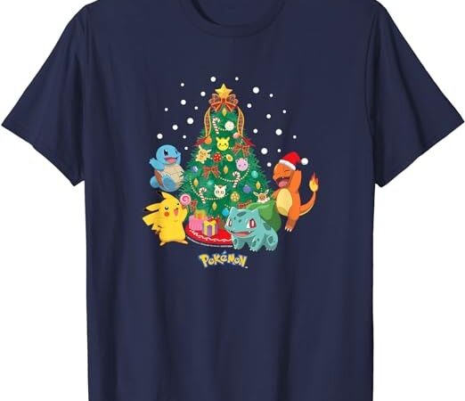 Pokémon christmas – pokémon christmas tree t-shirt