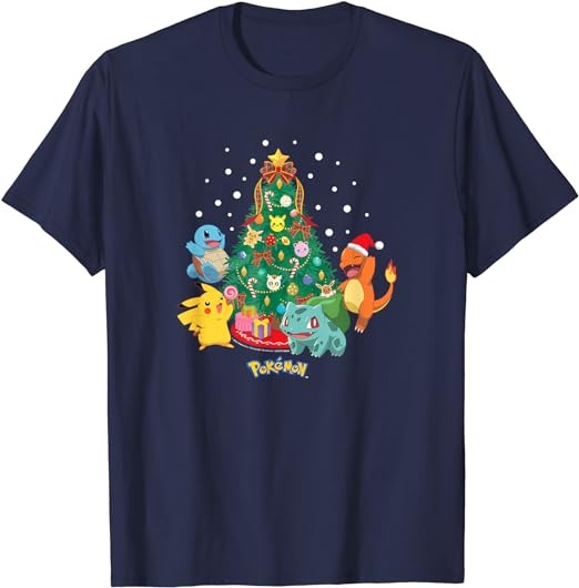 Pokémon Christmas – Pokémon Christmas Tree T-Shirt