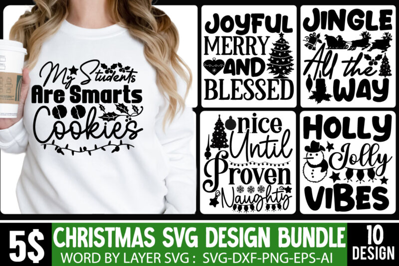 Christmas SVG Bundle,Christmas Vector T-shirt Design Bundle,Christmas SVG Cut File,Christmas PNG,Christmas SVG DEsign,Christmas SVG Cit File