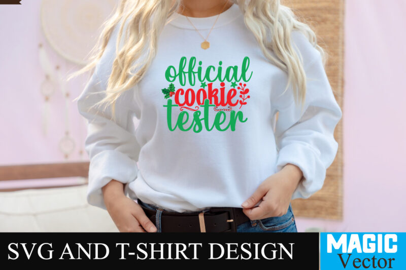 Official Cookie Tester SVG Cut File