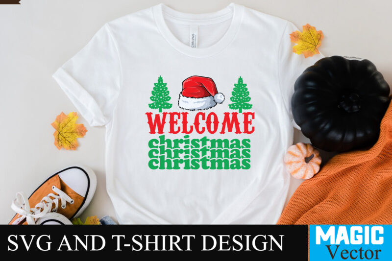 Welcome Christmas SVG Cut File