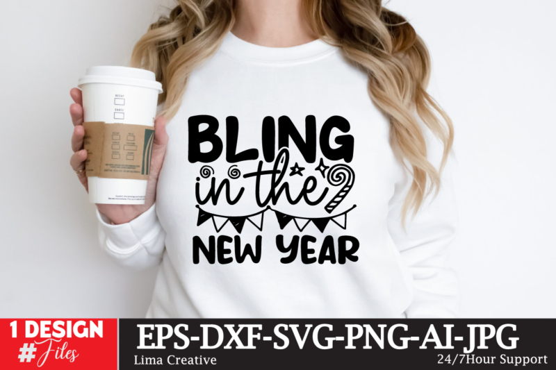 New Year SVG Bundle,New Year T-shirt Design Bundle, T-shirt Design, New Year Same Hot Mess SVG PNG PDF, Funny 2024 Saying Svg, Hello 2024 Sv