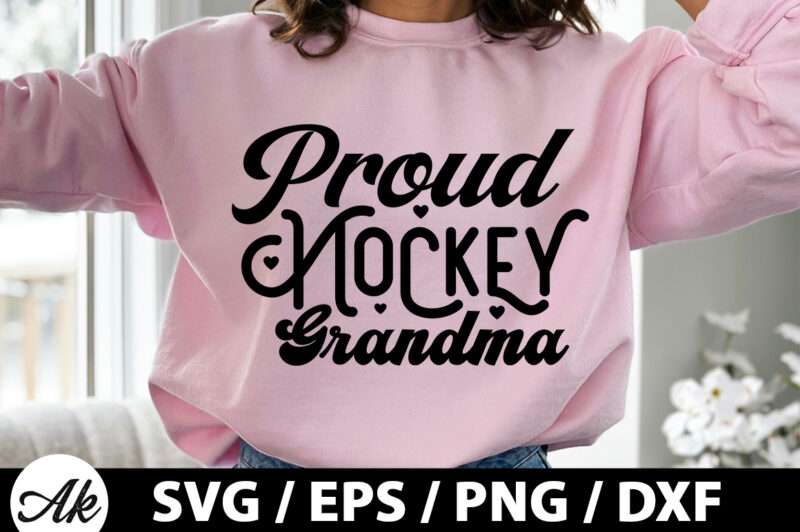 Retro Proud Hockey SVG Bundle