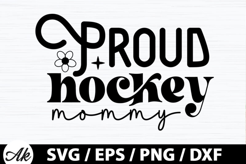 Retro Proud Hockey SVG Bundle