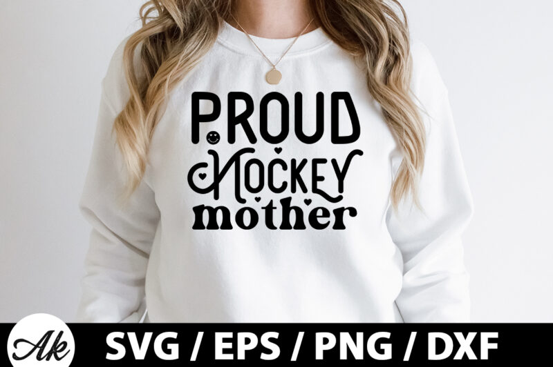 Retro Proud Hockey SVG Bundle