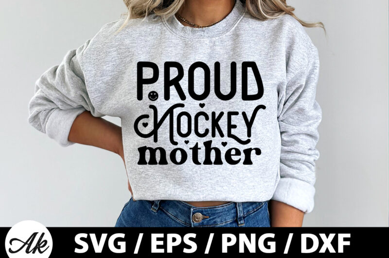 Retro Proud Hockey SVG Bundle